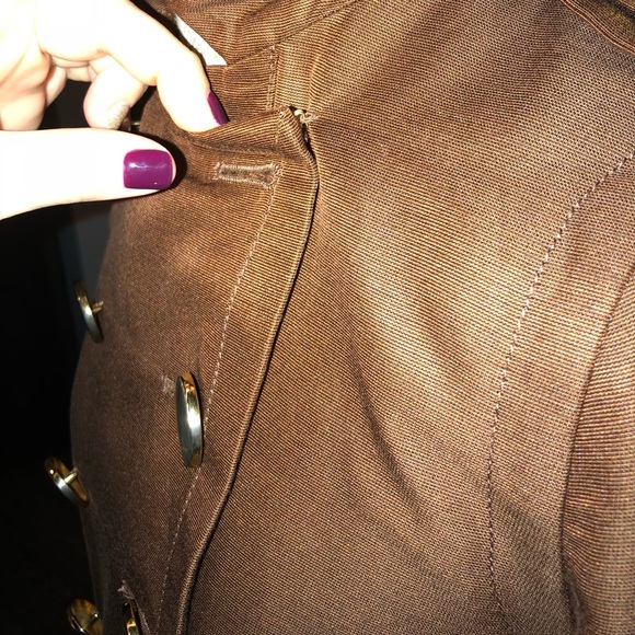 Marc Jacobs Brown Pea Coat - Picture 5 of 8
